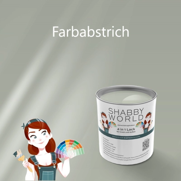 Shabby World 4in1 Lack Farbabstrich Greenish Grey