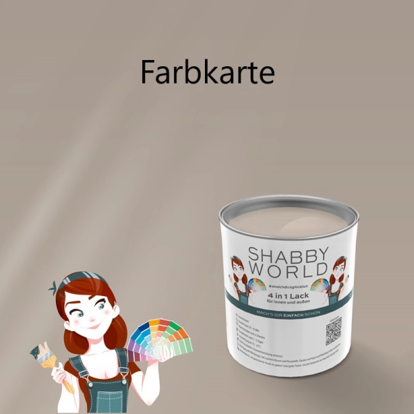 SW Wandfarbe Farbmuster Taupe