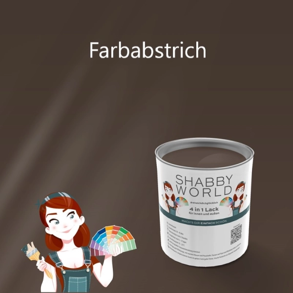Shabby World Farbkarte Coffee Bean