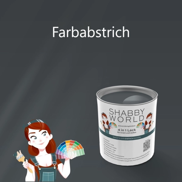Shabby World 4in1 Lack Farbabstrich Concrete