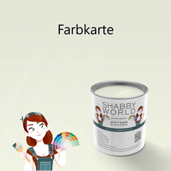Shabby World Farbkarte | Alabaster white | bestechende Qualität