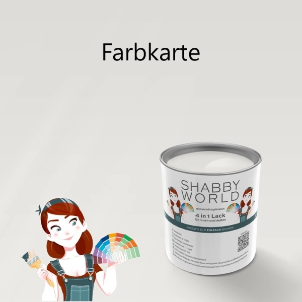 Farbkarte Touch of Grey 4in1 Lack Shabby World