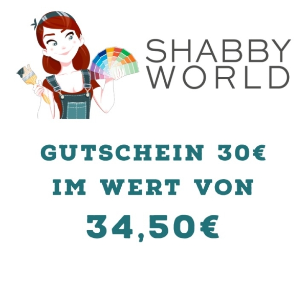 Gutschein 30 Euro Shabby World