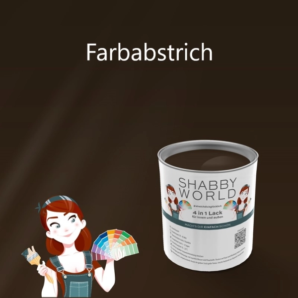 Shabby World Farbkarte Chocolate